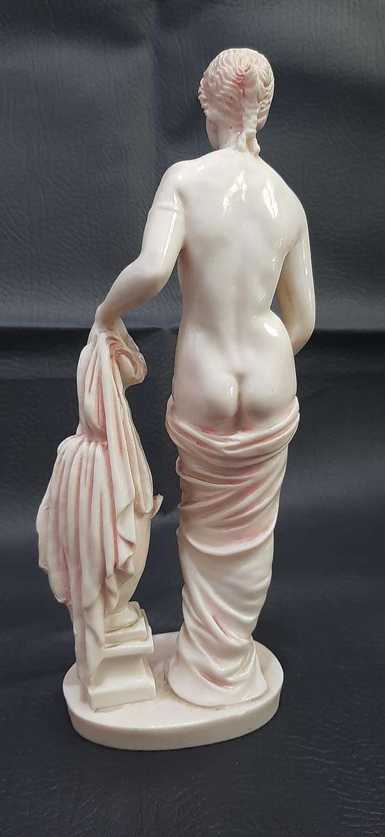 CLASSICAL FEMALE STATUE  MARBLE-FINISH COMPOSITE | 23.5CM | EXCELLENT CONDITION