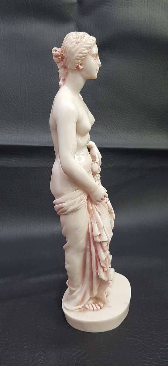 CLASSICAL FEMALE STATUE  MARBLE-FINISH COMPOSITE | 23.5CM | EXCELLENT CONDITION