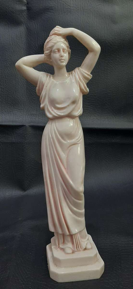 CLASSICAL FEMALE STATUE  MARBLE-FINISH COMPOSITE | 24.5CM | EXCELLENT CONDITION