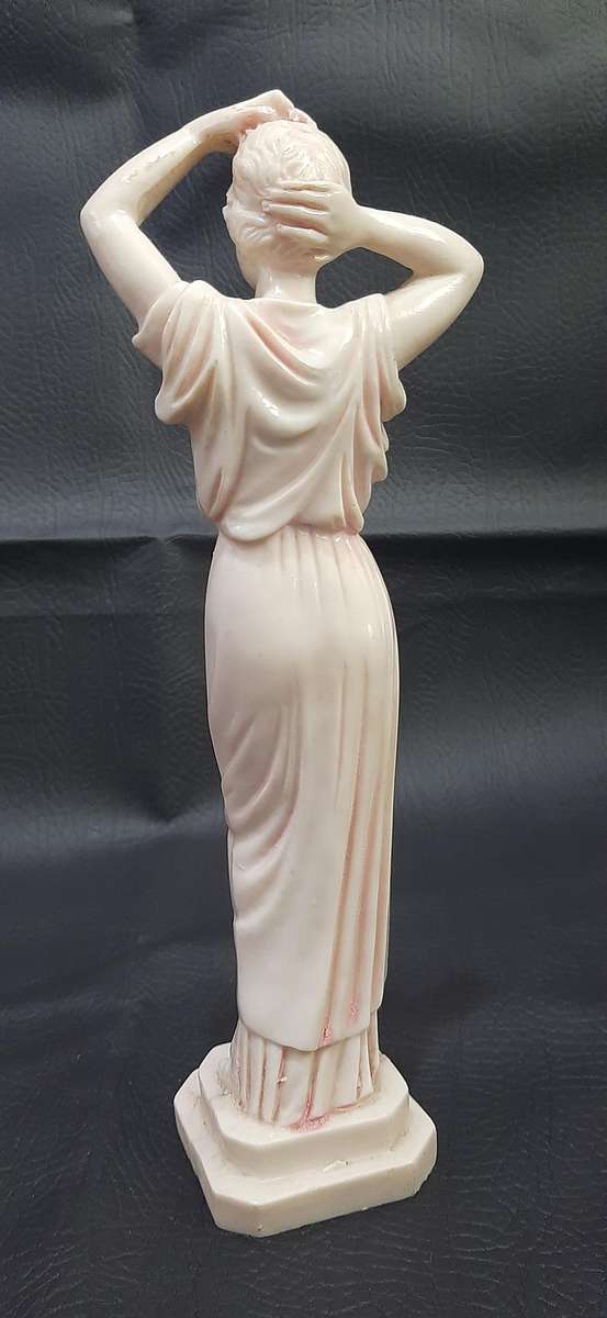 CLASSICAL FEMALE STATUE  MARBLE-FINISH COMPOSITE | 24.5CM | EXCELLENT CONDITION