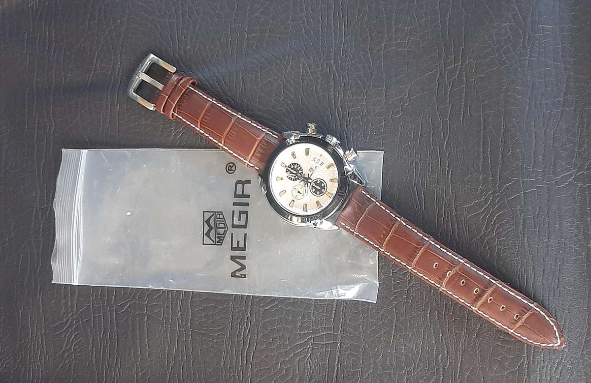 MEGIR 2020 CHRONOGRAPH WATCH  BOLD STYLE WITH PRECISION FUNCTION