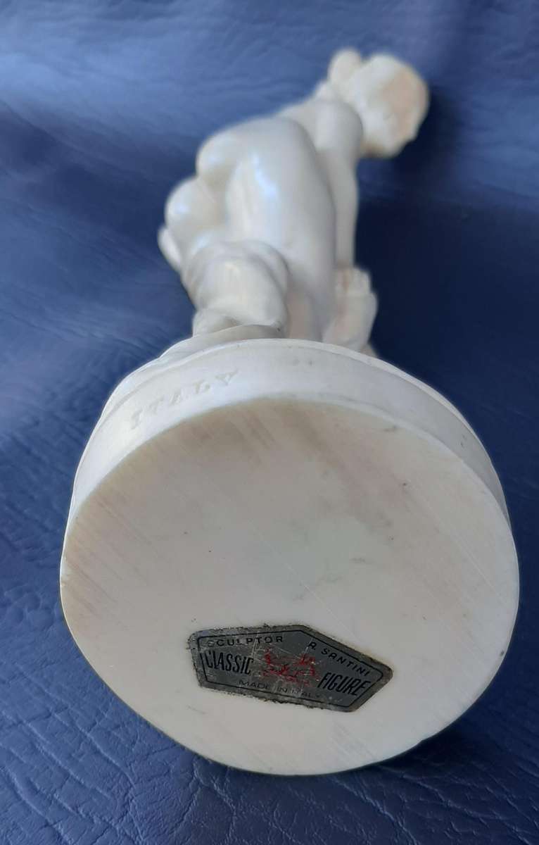 GRACE IN RESILIENCE  A. SANTINI ITALIAN STATUE (24.5 CM)