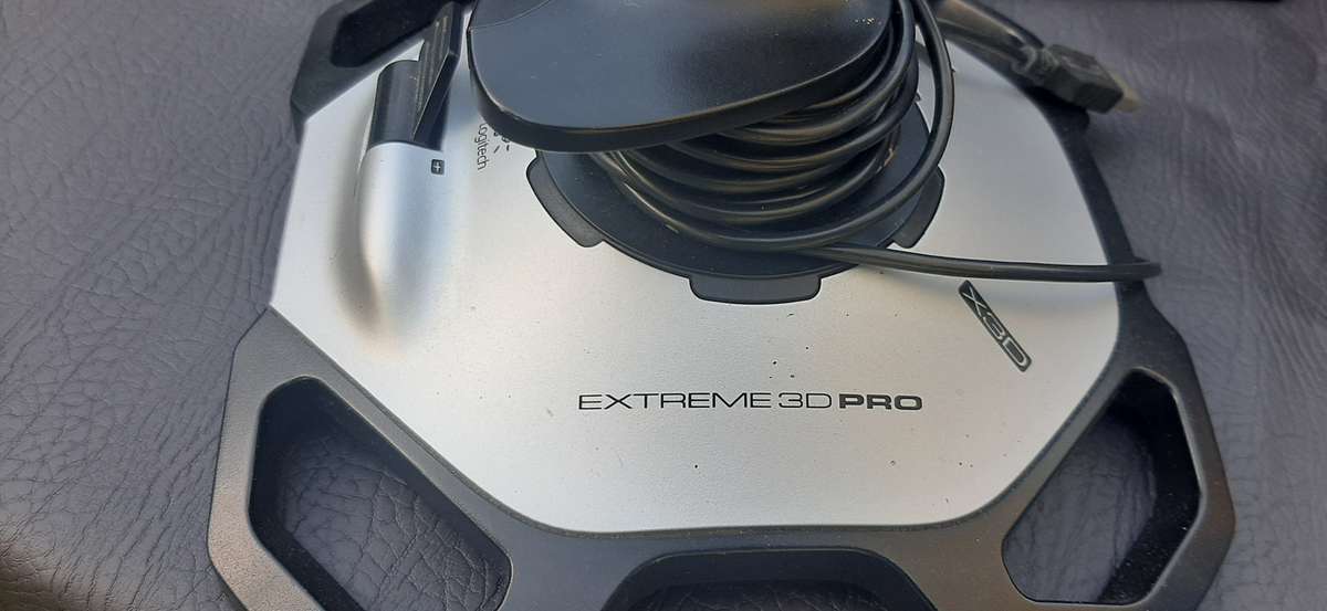 LOGITECH GAMING ACCESSORIES BUNDLE  STEERING WHEEL, PEDALS & JOYSTICK