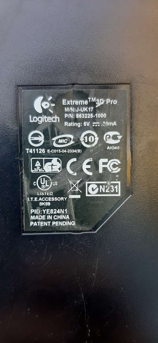 LOGITECH GAMING ACCESSORIES BUNDLE  STEERING WHEEL, PEDALS & JOYSTICK