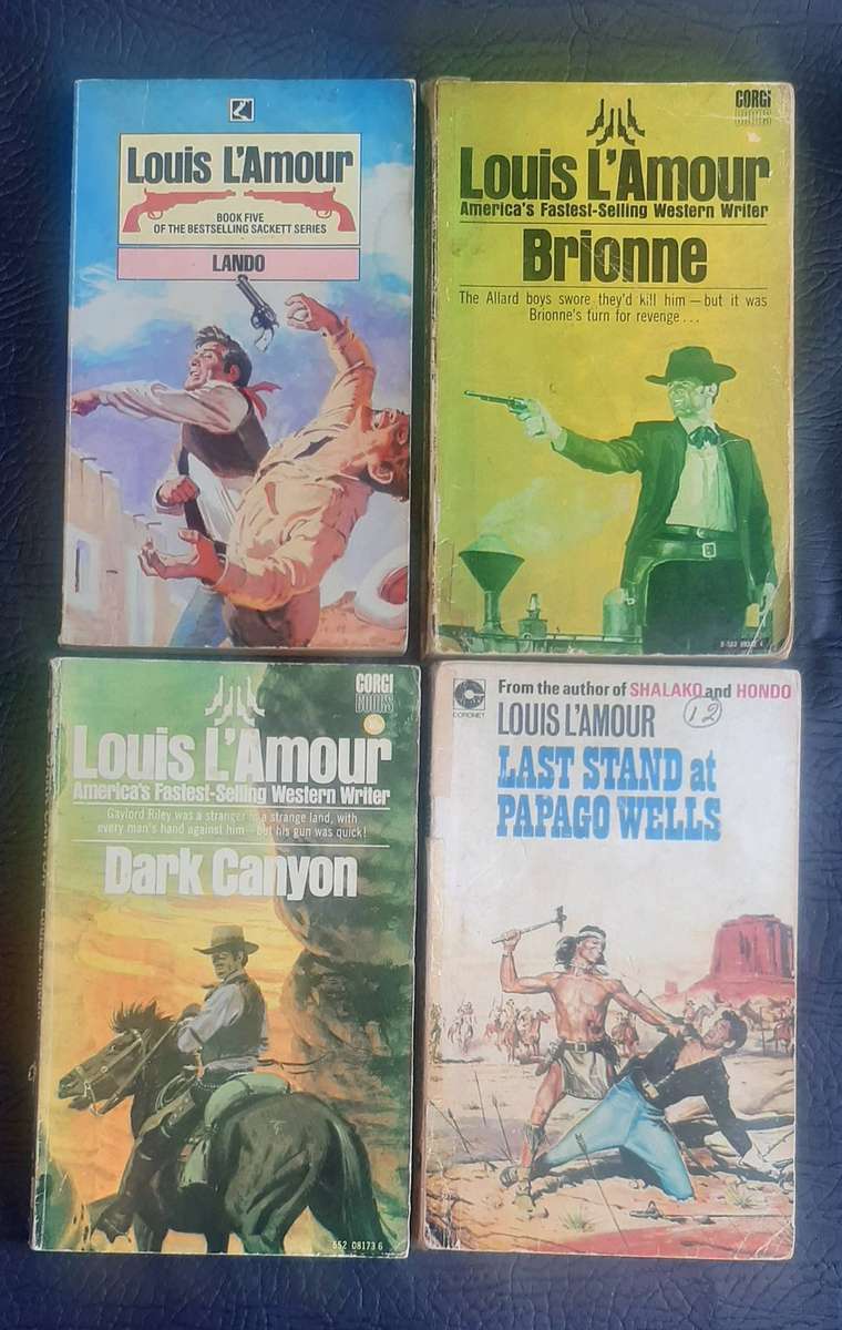 LOUIS LAMOUR PAPERBACK COLLECTION  16 WESTERN CLASSICS