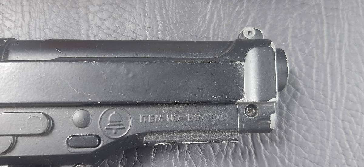 CZ 75 P-07 DUTY AIRGUN  CO POWERED, BLOWBACK ACTION, REFURBISHMENT NEEDED