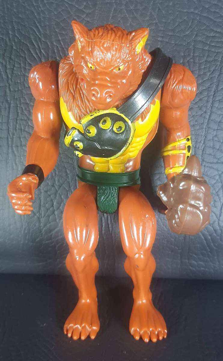 JACKALMAN  SERIES ONE (1985)  MUTANT HYENA WARRIOR WITH WOLF-HEAD CLUB  THUNDERCATS VILLAIN