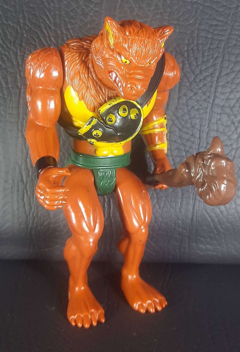 JACKALMAN  SERIES ONE (1985)  MUTANT HYENA WARRIOR WITH WOLF-HEAD CLUB  THUNDERCATS VILLAIN