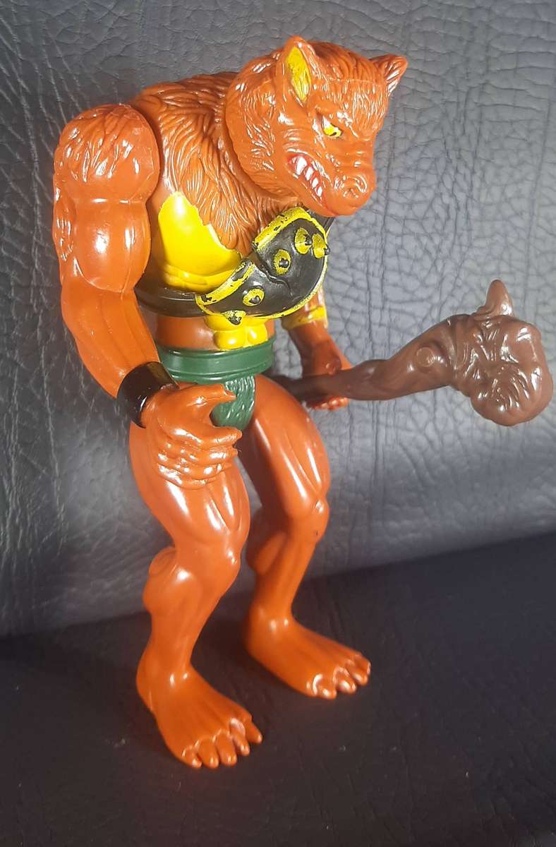 JACKALMAN  SERIES ONE (1985)  MUTANT HYENA WARRIOR WITH WOLF-HEAD CLUB  THUNDERCATS VILLAIN