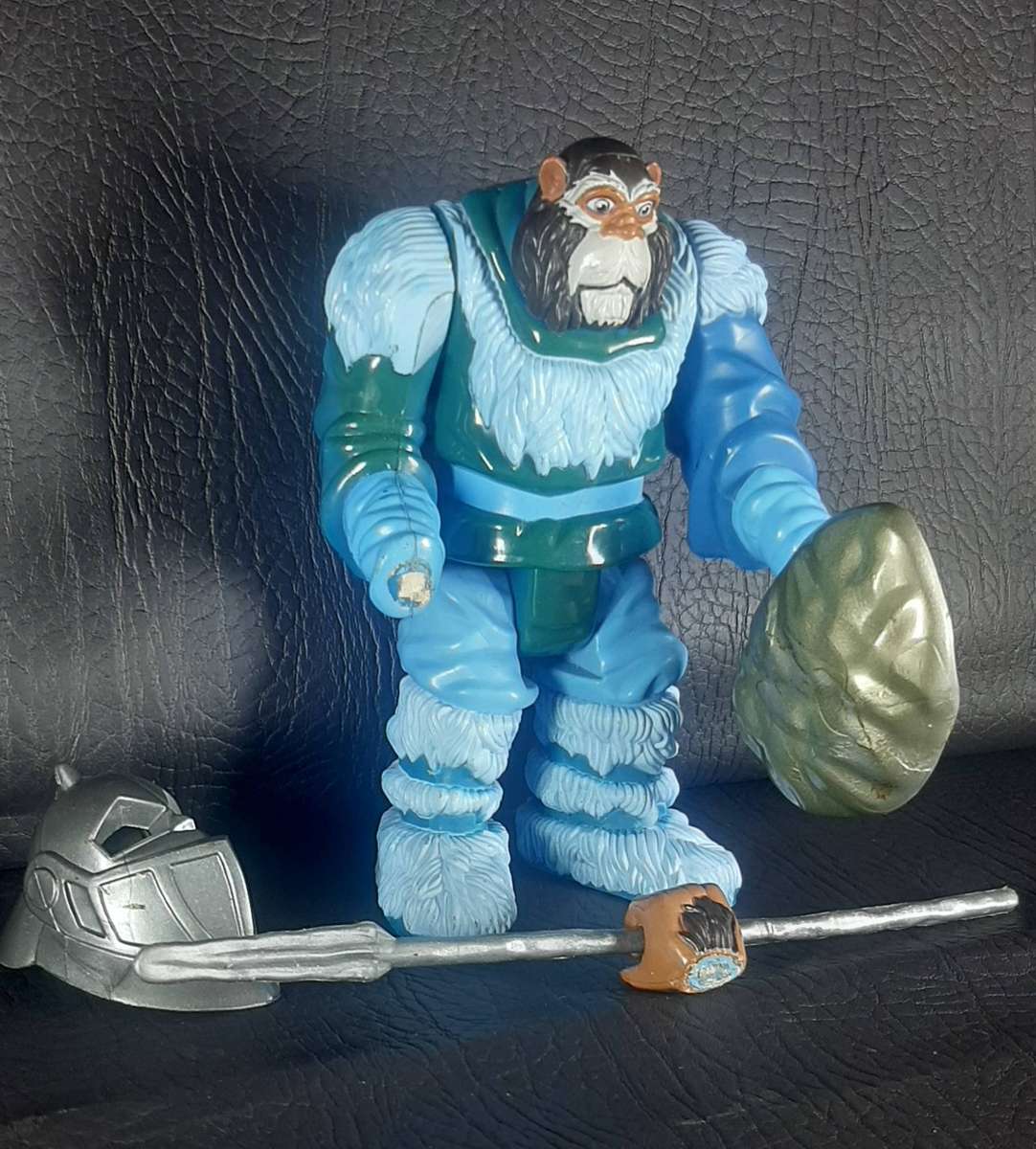 SNOWMAN OF HOOK MOUNTAIN  SERIES TWO (1986)  THUNDERCATS ALLY WITH SPEAR & HELMET  LJN