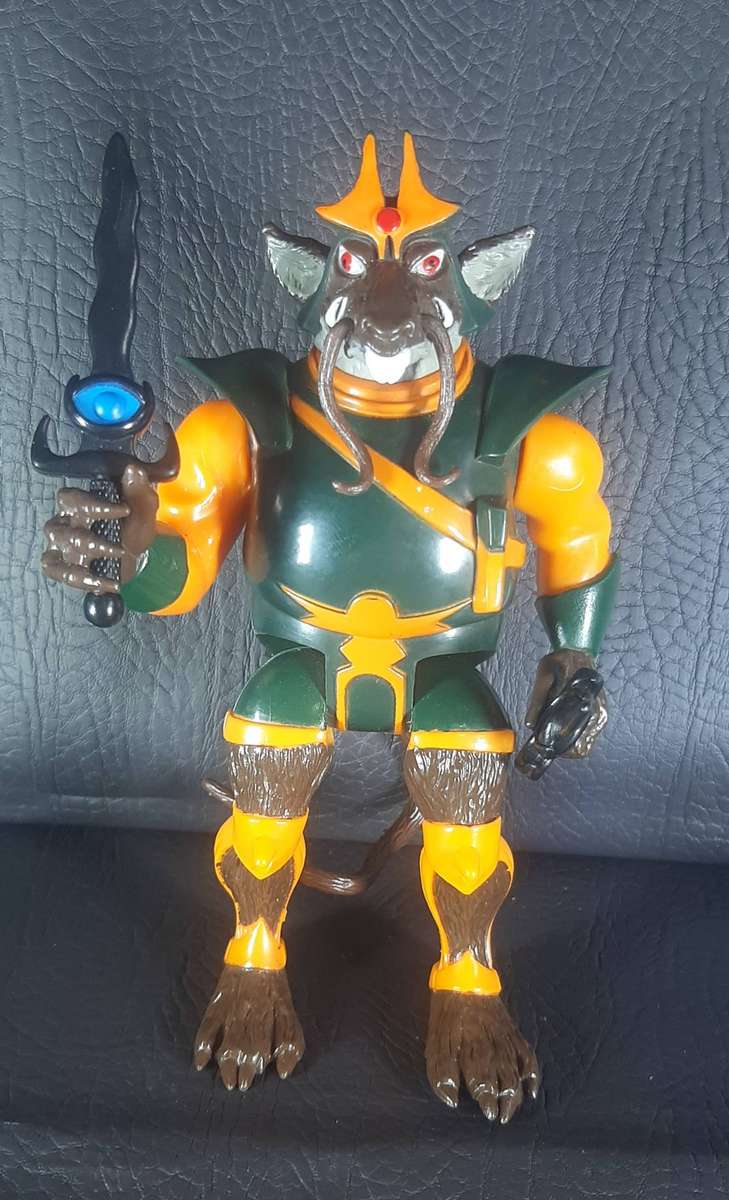 RATAR-O  SERIES TWO (1986)  MUTANT COMMANDER WITH SWORD & HELMET  THUNDERCATS VILLAIN  LJN