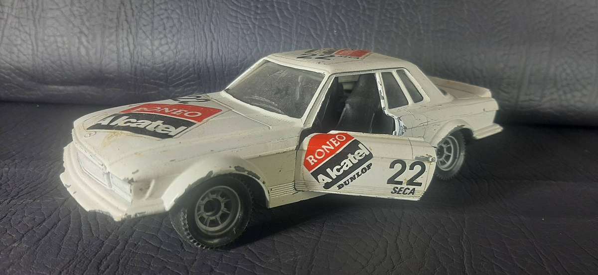 POLISTIL 1:25 MERCEDES 450 SLC  MADE IN ITALY  EXTREMELY RARE 1980s DIE-CAST RALLY CAR