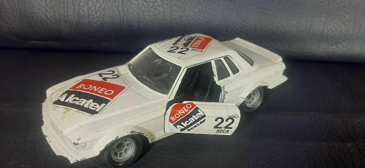 POLISTIL 1:25 MERCEDES 450 SLC  MADE IN ITALY  EXTREMELY RARE 1980s DIE-CAST RALLY CAR