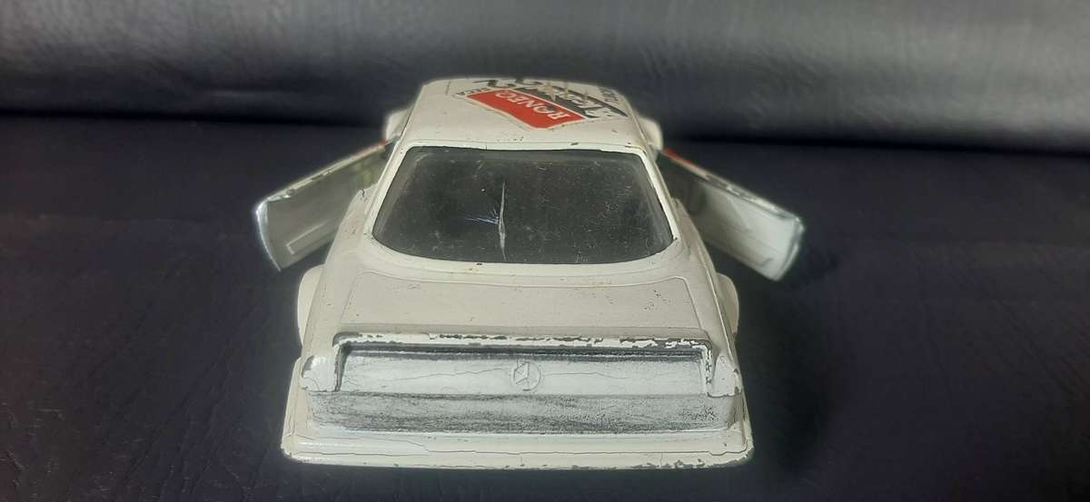 POLISTIL 1:25 MERCEDES 450 SLC  MADE IN ITALY  EXTREMELY RARE 1980s DIE-CAST RALLY CAR