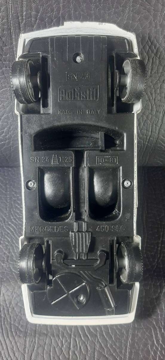 POLISTIL 1:25 MERCEDES 450 SLC  MADE IN ITALY  EXTREMELY RARE 1980s DIE-CAST RALLY CAR