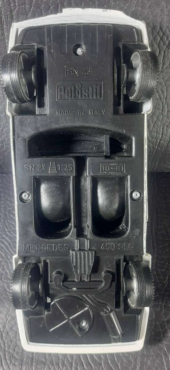 POLISTIL 1:25 MERCEDES 450 SLC  MADE IN ITALY  EXTREMELY RARE 1980s DIE-CAST RALLY CAR