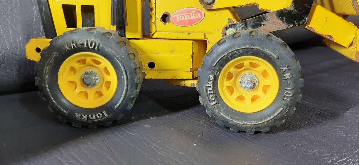 1980s TONKA DIE-CAST CONSTRUCTION TRIO  HEAVY METAL, FULLY FUNCTIONAL