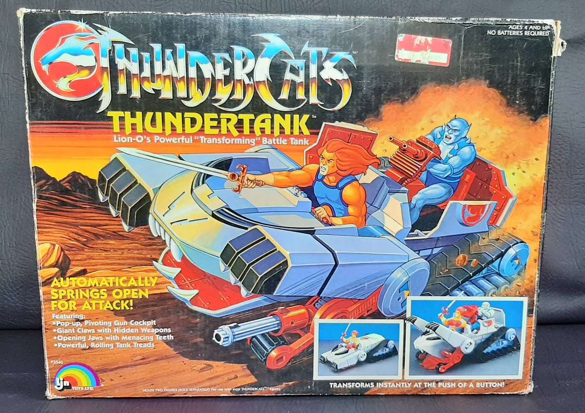THUNDERTANK  THUNDERCATS VEHICLE  LJN 1986  ORIGINAL BOX INCLUDED