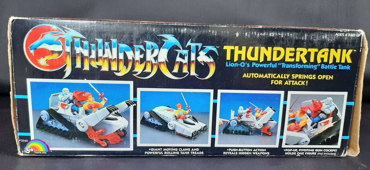 THUNDERTANK  THUNDERCATS VEHICLE  LJN 1986  ORIGINAL BOX INCLUDED