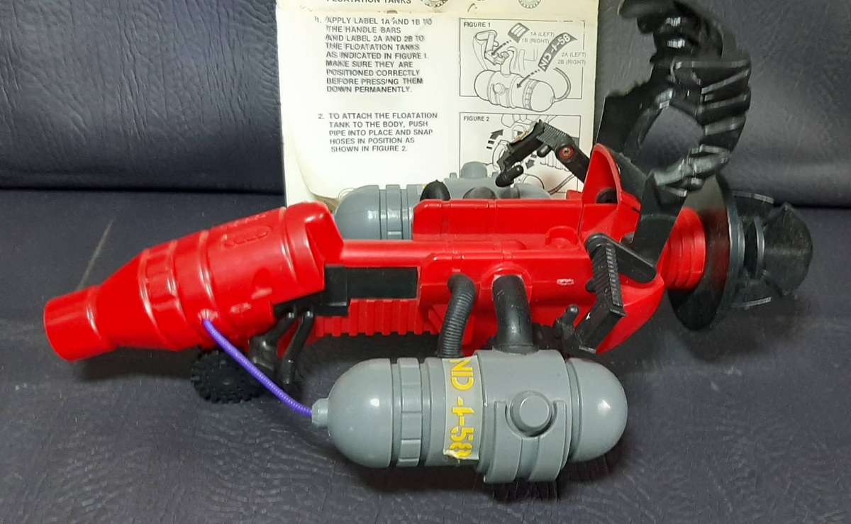 MUTANT NOSE DIVER  THUNDERCATS VEHICLE  LJN 1986  ORIGINAL BOX + MANUAL