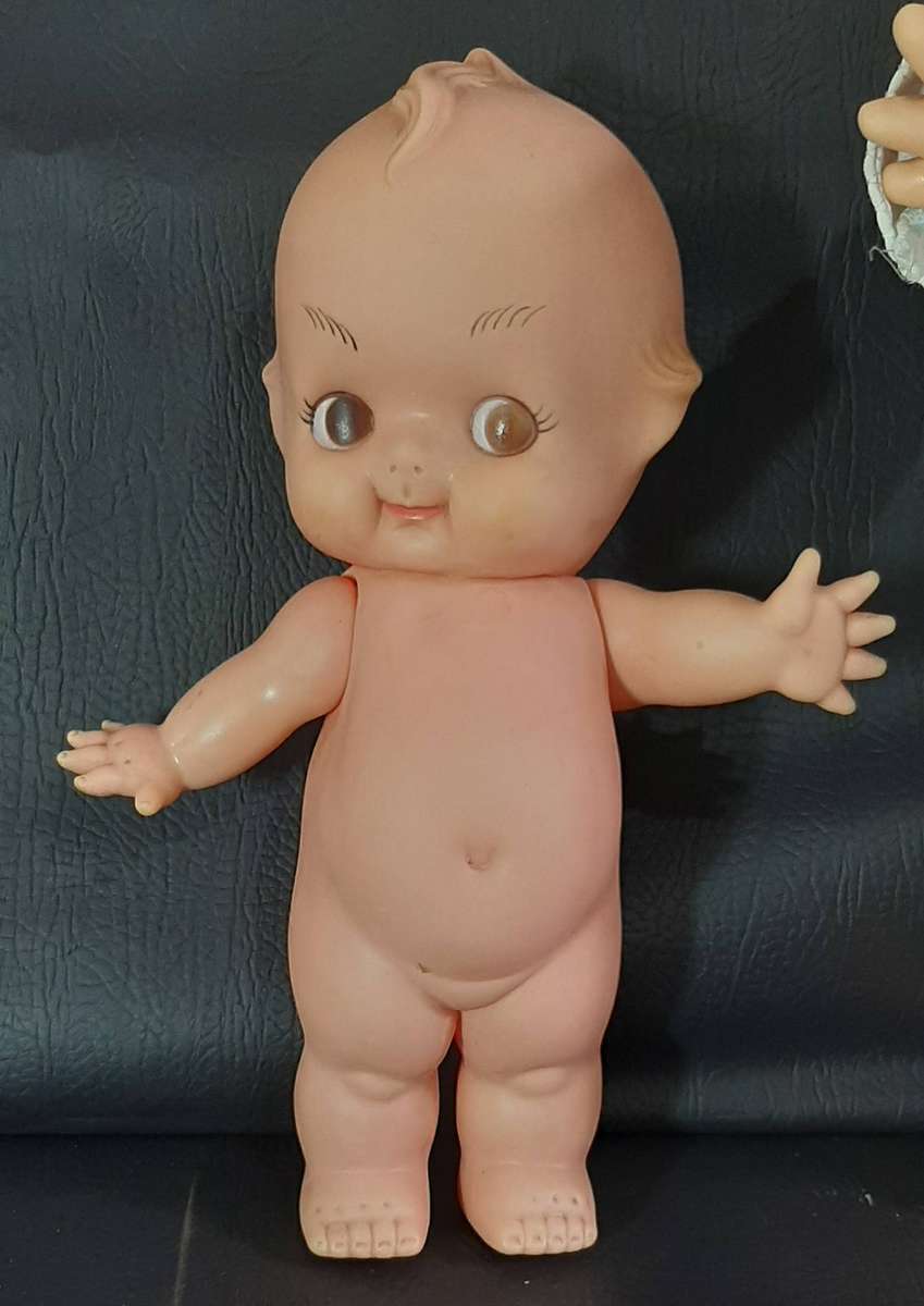 VINTAGE KEWPIE DOLL DUO  LARGE 59CM & MEDIUM 31CM