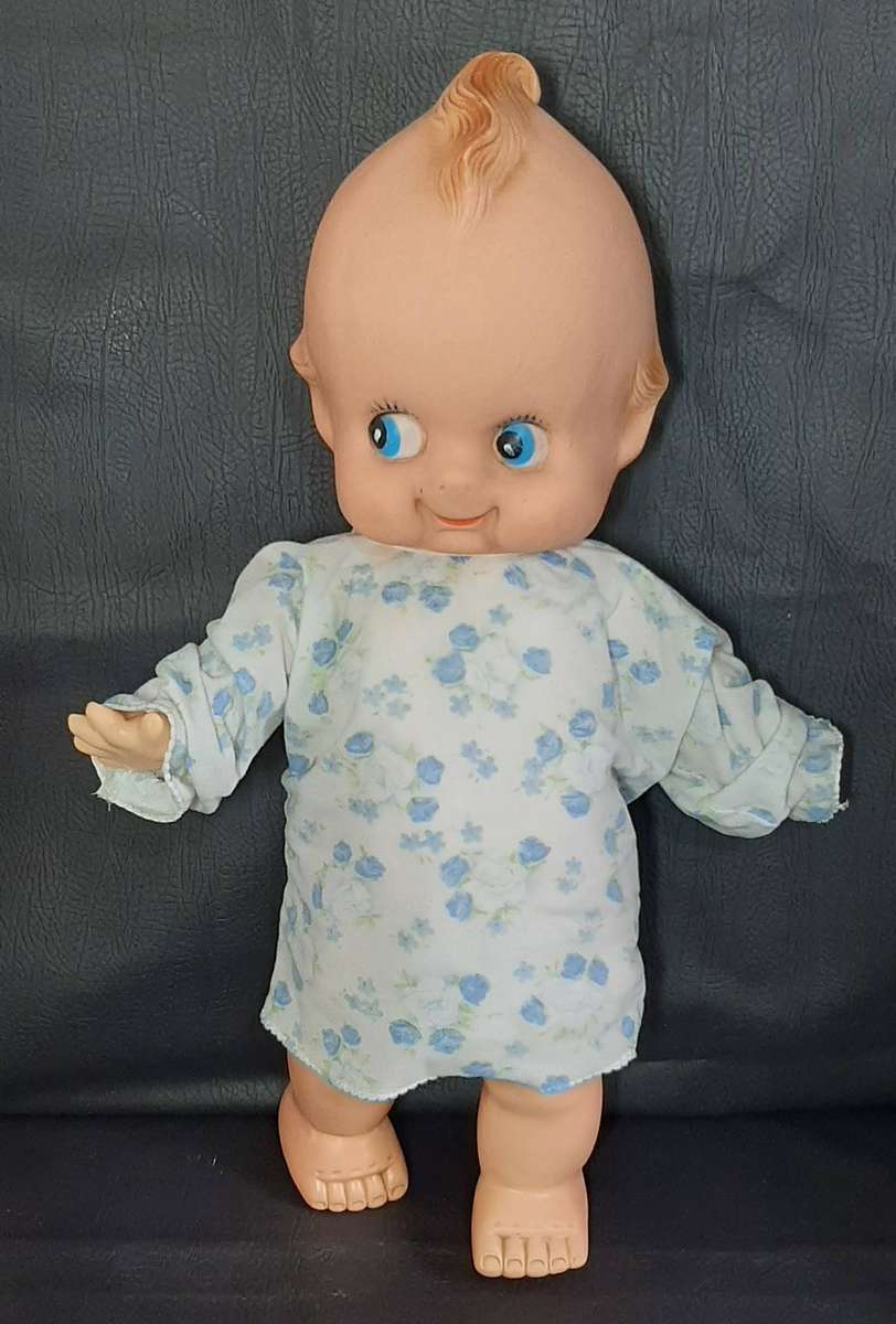 VINTAGE KEWPIE DOLL DUO  LARGE 59CM & MEDIUM 31CM