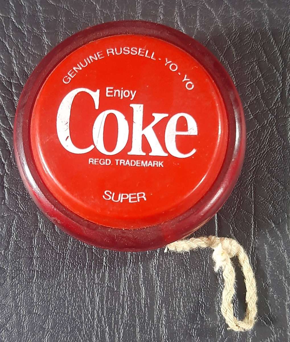 RARE SOUTH AFRICAN "GENIET COKE" RUSSELL YO-YO  AFRIKAANS EDITION!