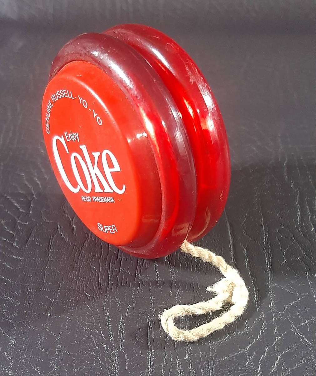 RARE SOUTH AFRICAN "GENIET COKE" RUSSELL YO-YO  AFRIKAANS EDITION!