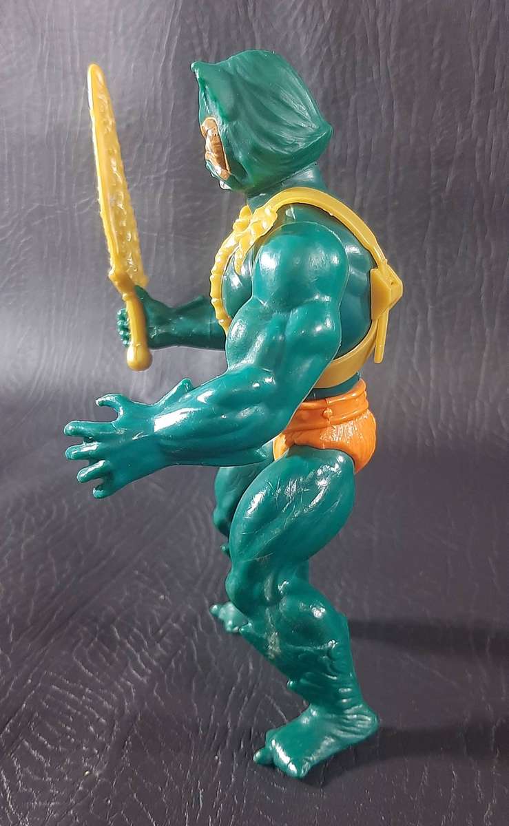 MASTERS OF THE UNIVERSE  MER-MAN (1982) ORIGINAL SEA-WARRIOR WITH CORAL-BLADE