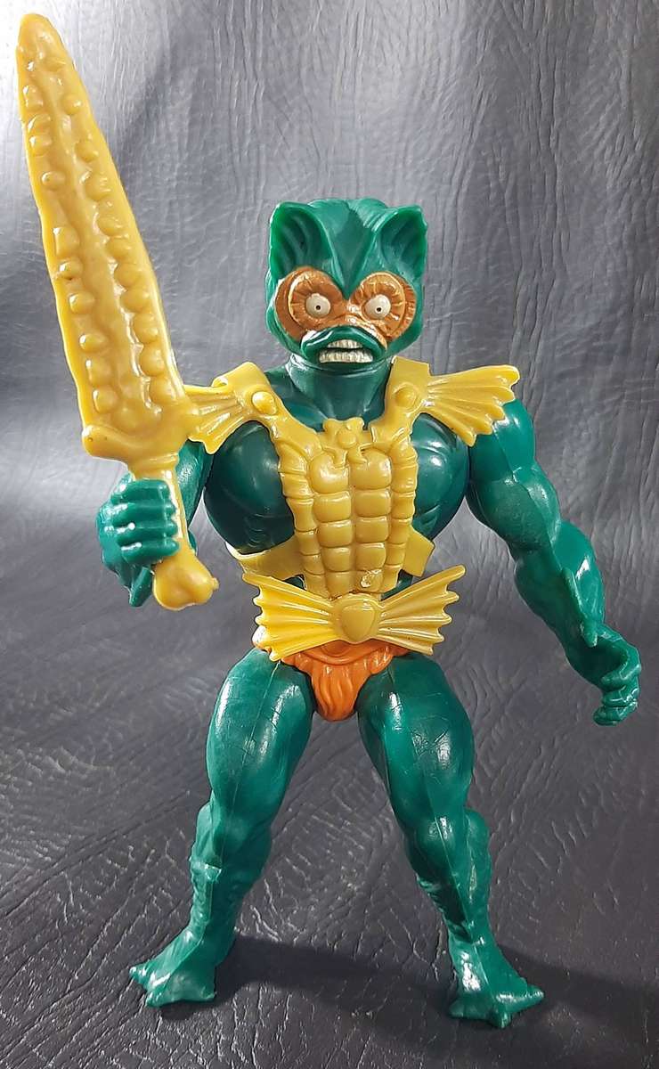 MASTERS OF THE UNIVERSE  MER-MAN (1982) ORIGINAL SEA-WARRIOR WITH CORAL-BLADE