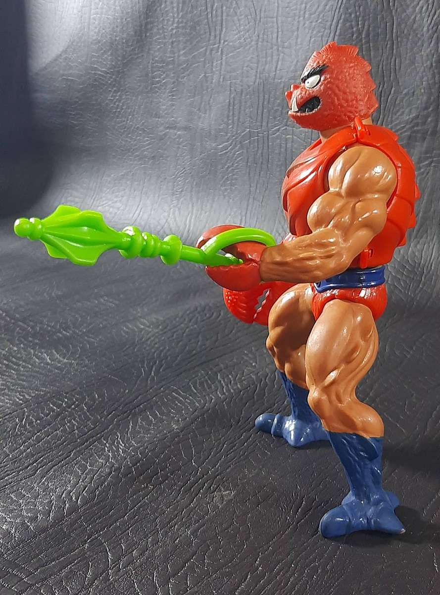 MASTERS OF THE UNIVERSE  CLAWFUL (1984) EVIL CRAB WARRIOR WITH MONSTROUS GRIP