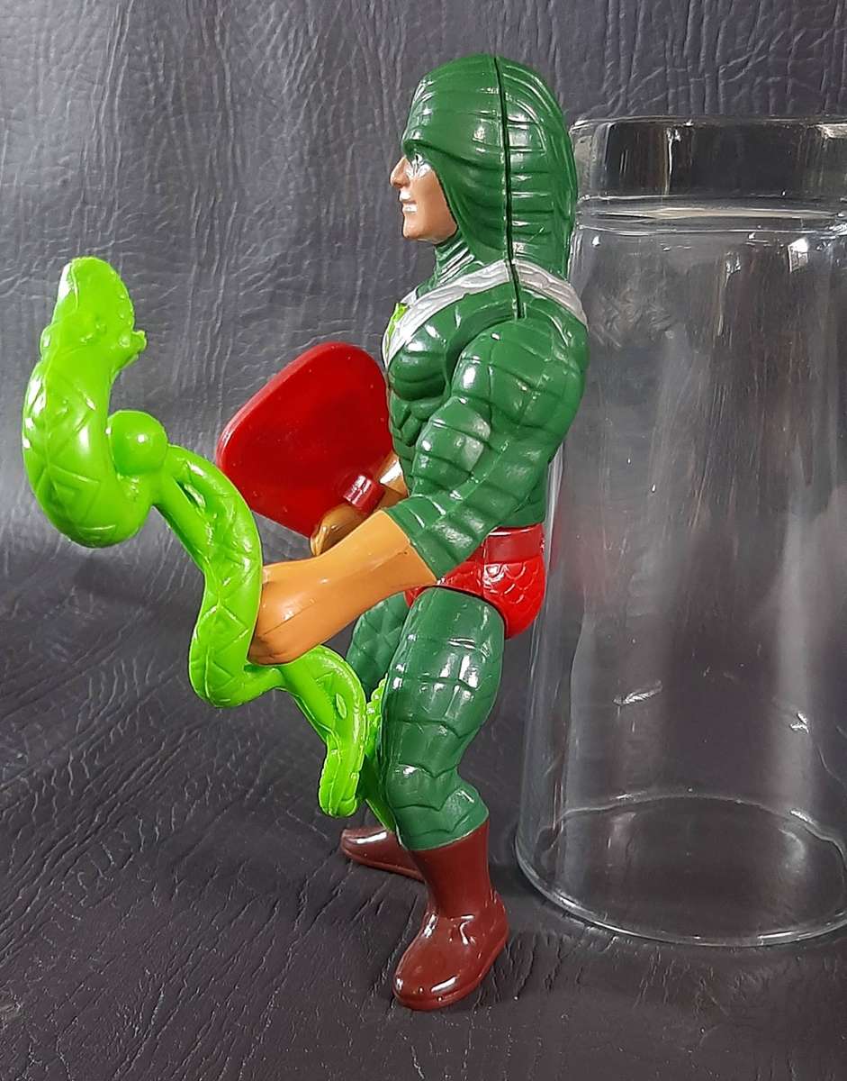 MASTERS OF THE UNIVERSE  KING HISS (1986) SNAKE-MAN SUPREME WITH HIDDEN HORROR