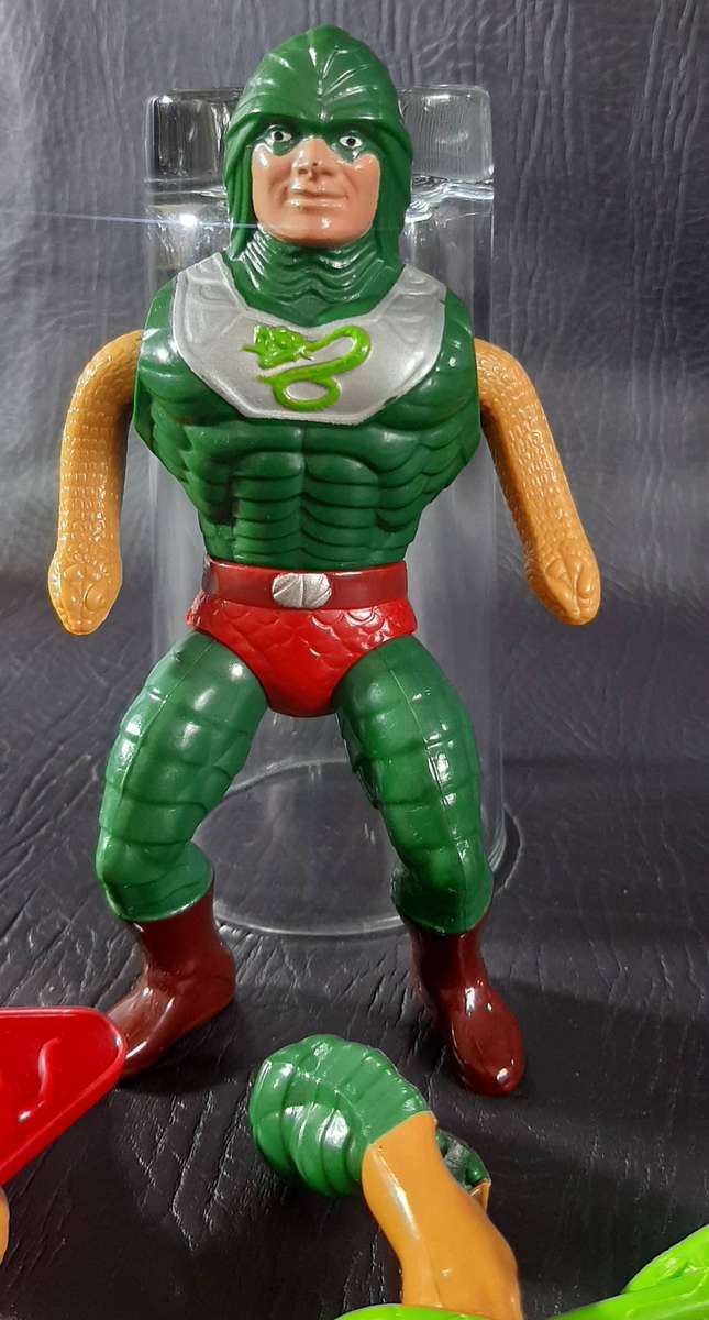 MASTERS OF THE UNIVERSE  KING HISS (1986) SNAKE-MAN SUPREME WITH HIDDEN HORROR