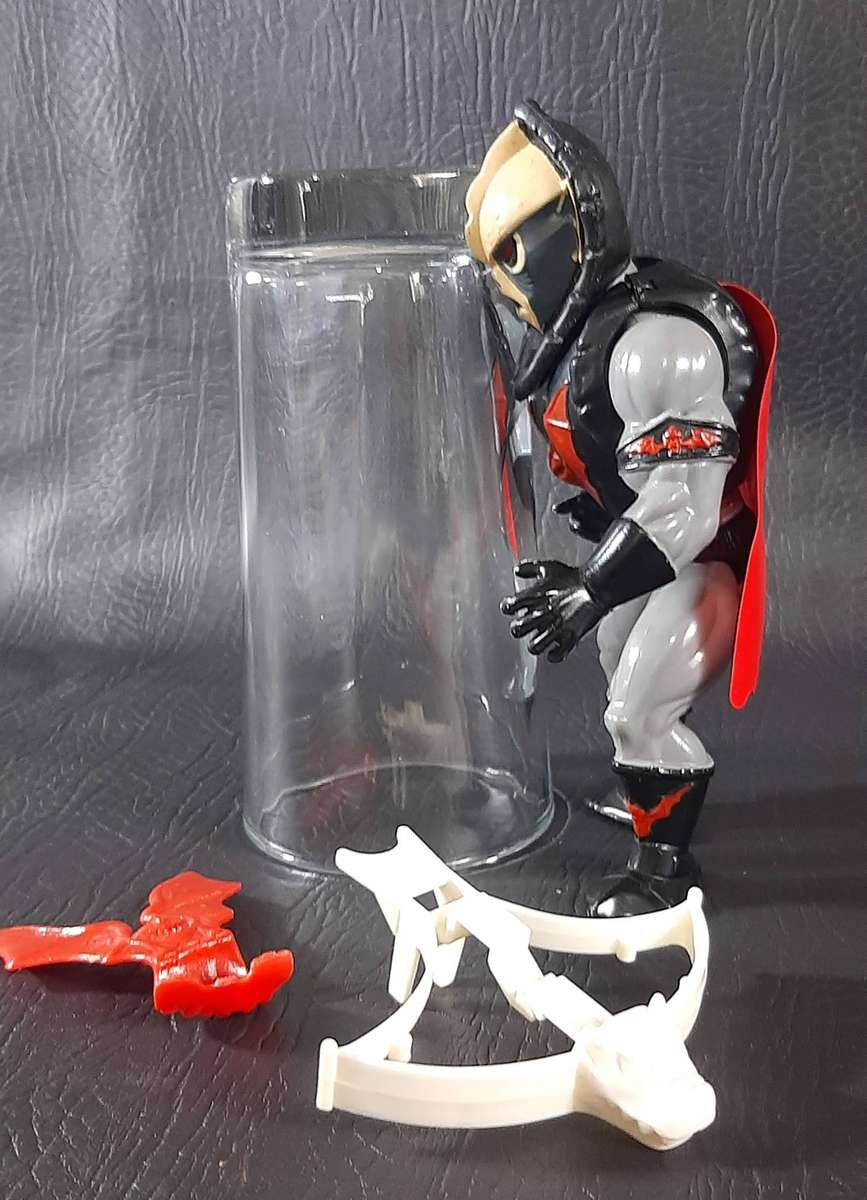 MASTERS OF THE UNIVERSE  HORDAK (1985) EVIL LEADER OF THE HORDE WITH CROSSBOW & CAPE