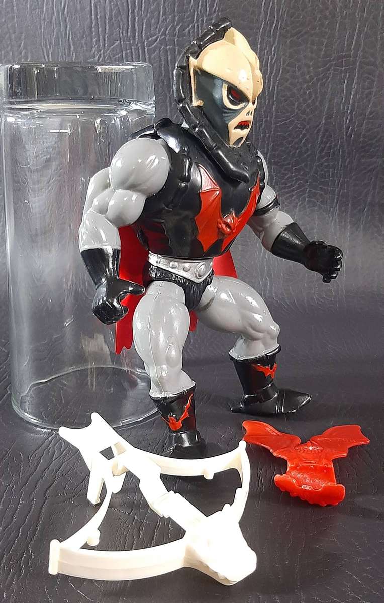 MASTERS OF THE UNIVERSE  HORDAK (1985) EVIL LEADER OF THE HORDE WITH CROSSBOW & CAPE