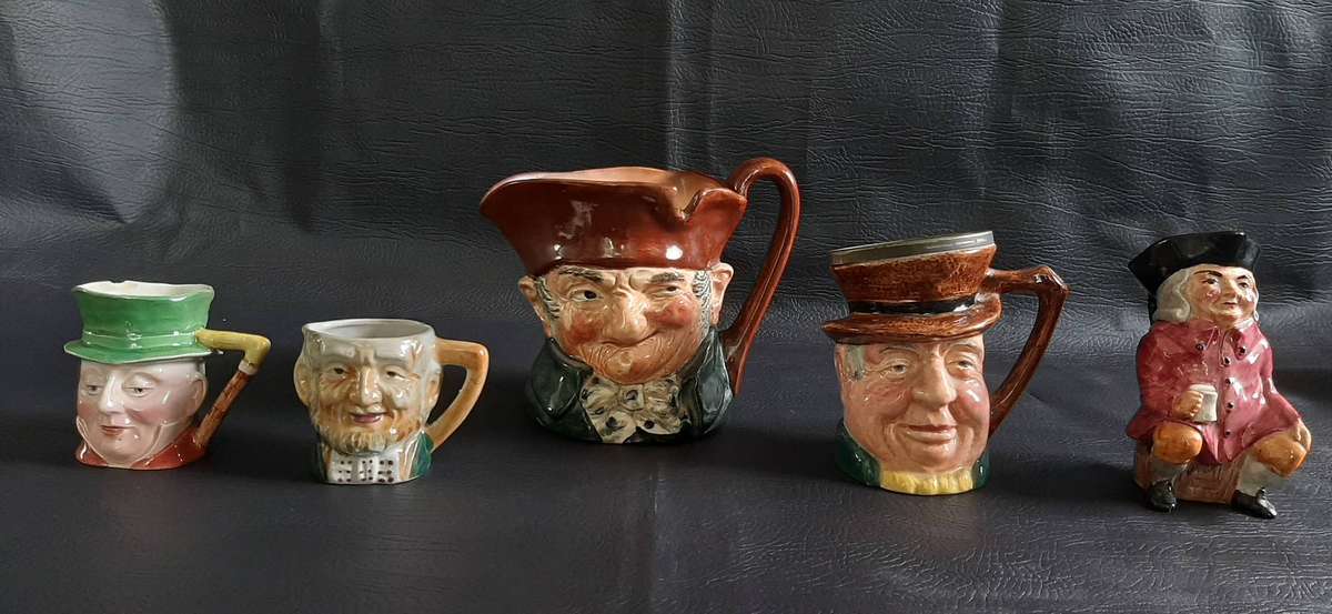 Collection of Character Jugs