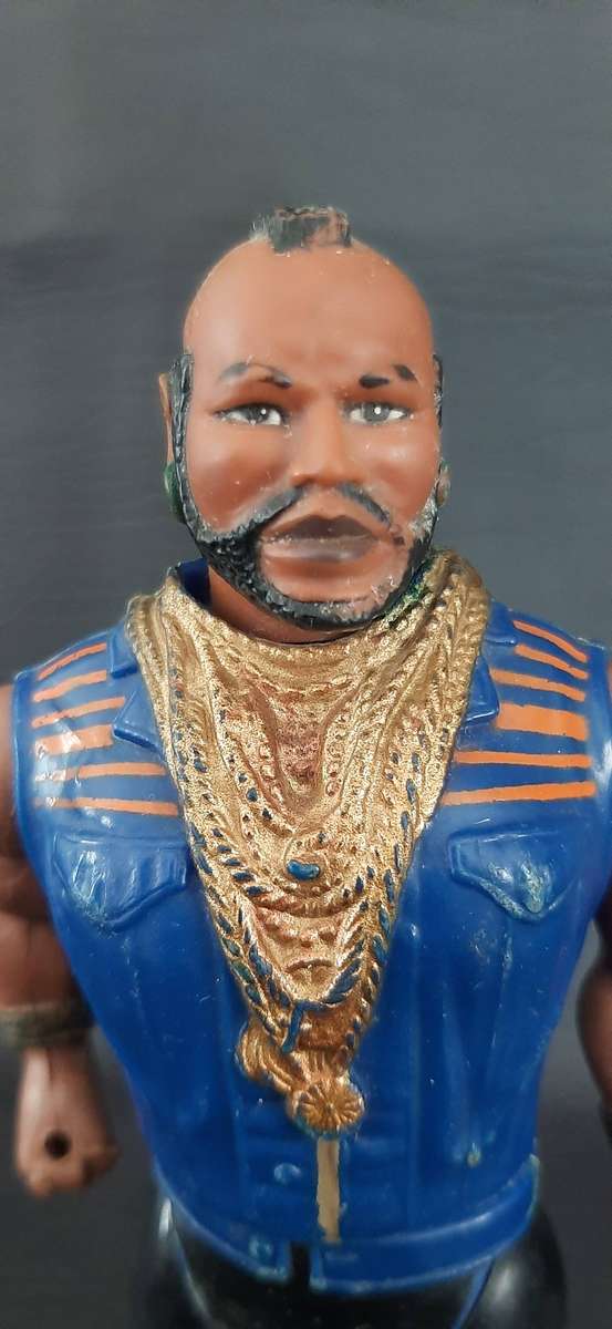 VINTAGE 1984 B.A. BARACUS ACTION FIGURE  THE A-TEAM, LJN TOYS LTD.