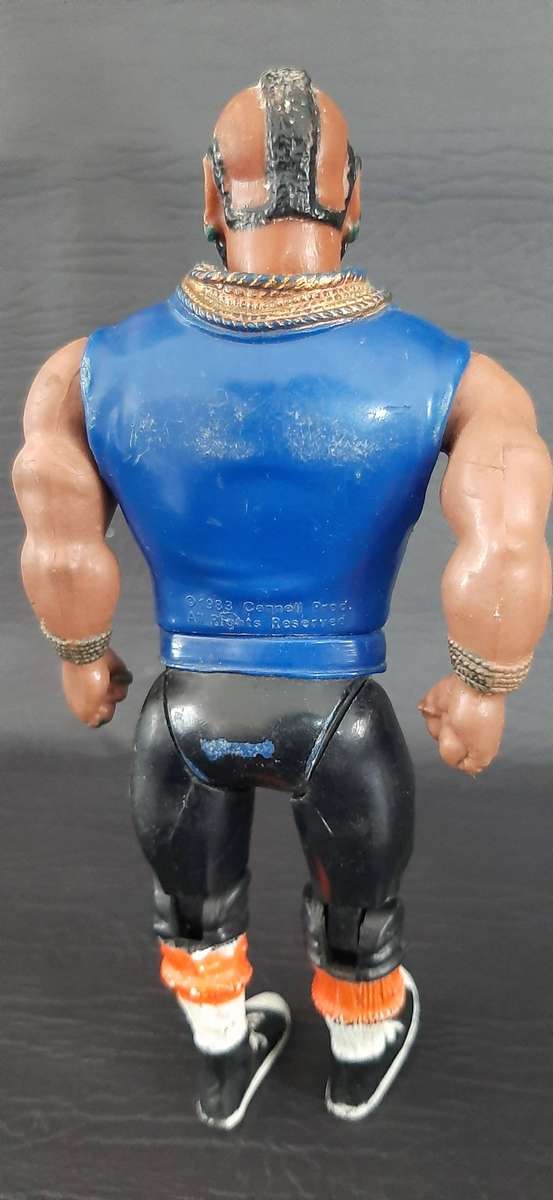 VINTAGE 1984 B.A. BARACUS ACTION FIGURE  THE A-TEAM, LJN TOYS LTD.