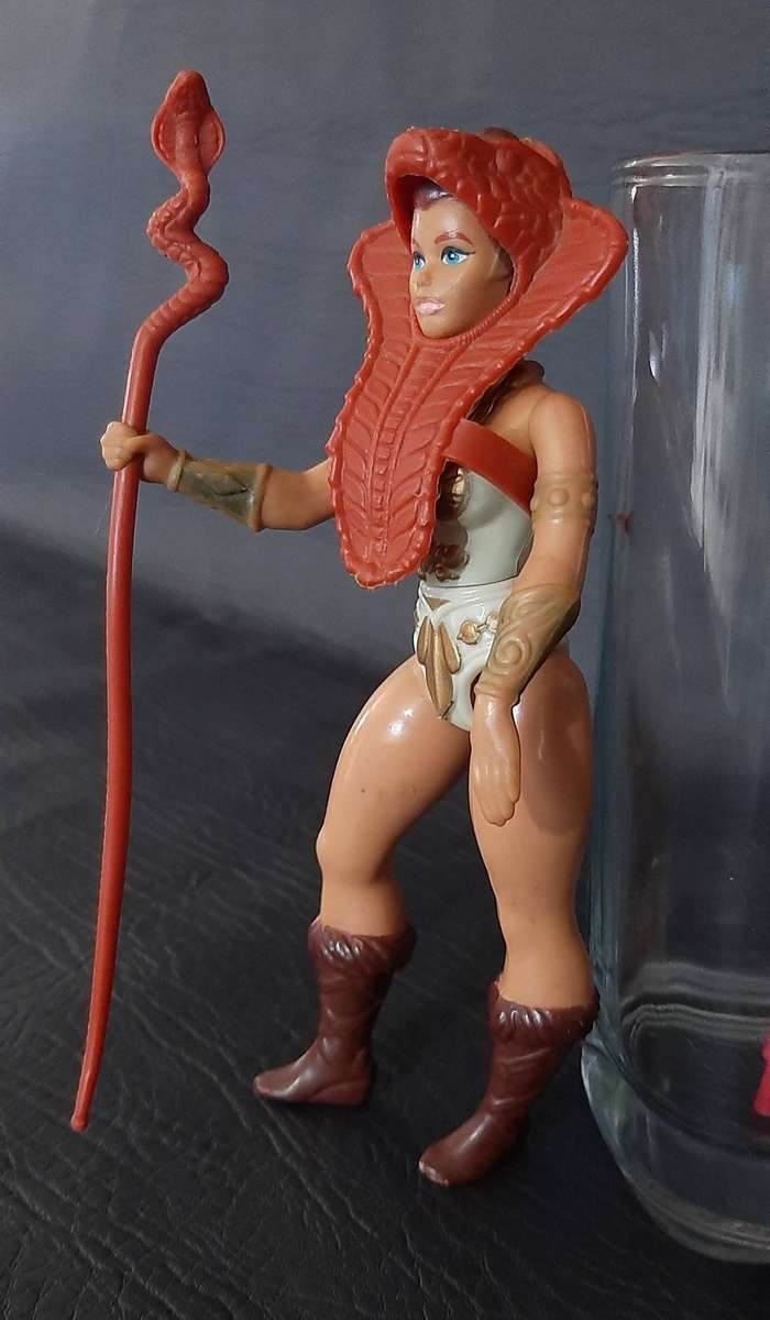 MASTERS OF THE UNIVERSE  TEELA & ZOAR SET (WAVE 2, 1983)  ULTRA-RARE VINTAGE MATTEL DUO