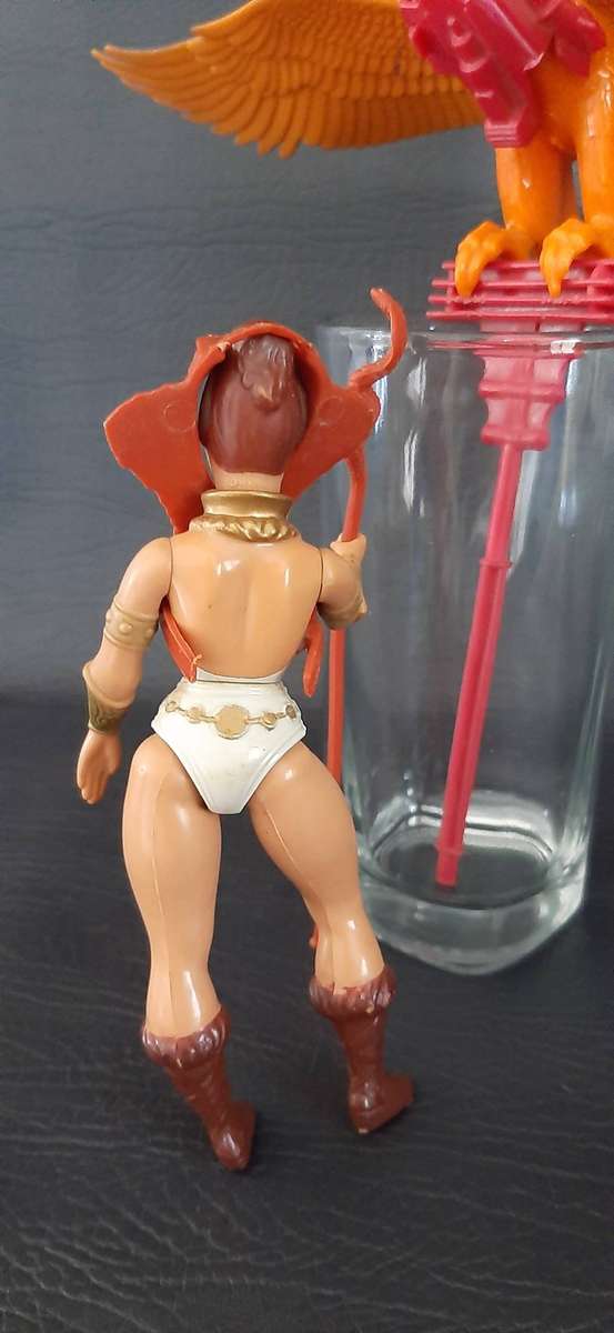 MASTERS OF THE UNIVERSE  TEELA & ZOAR SET (WAVE 2, 1983)  ULTRA-RARE VINTAGE MATTEL DUO