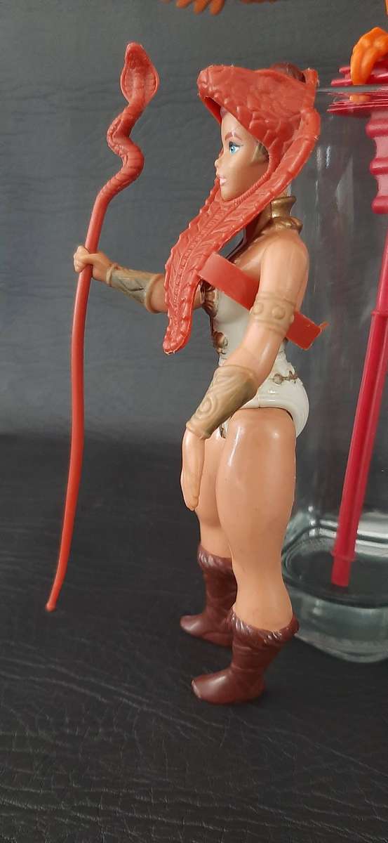 MASTERS OF THE UNIVERSE  TEELA & ZOAR SET (WAVE 2, 1983)  ULTRA-RARE VINTAGE MATTEL DUO