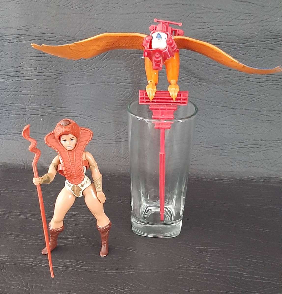 MASTERS OF THE UNIVERSE  TEELA & ZOAR SET (WAVE 2, 1983)  ULTRA-RARE VINTAGE MATTEL DUO