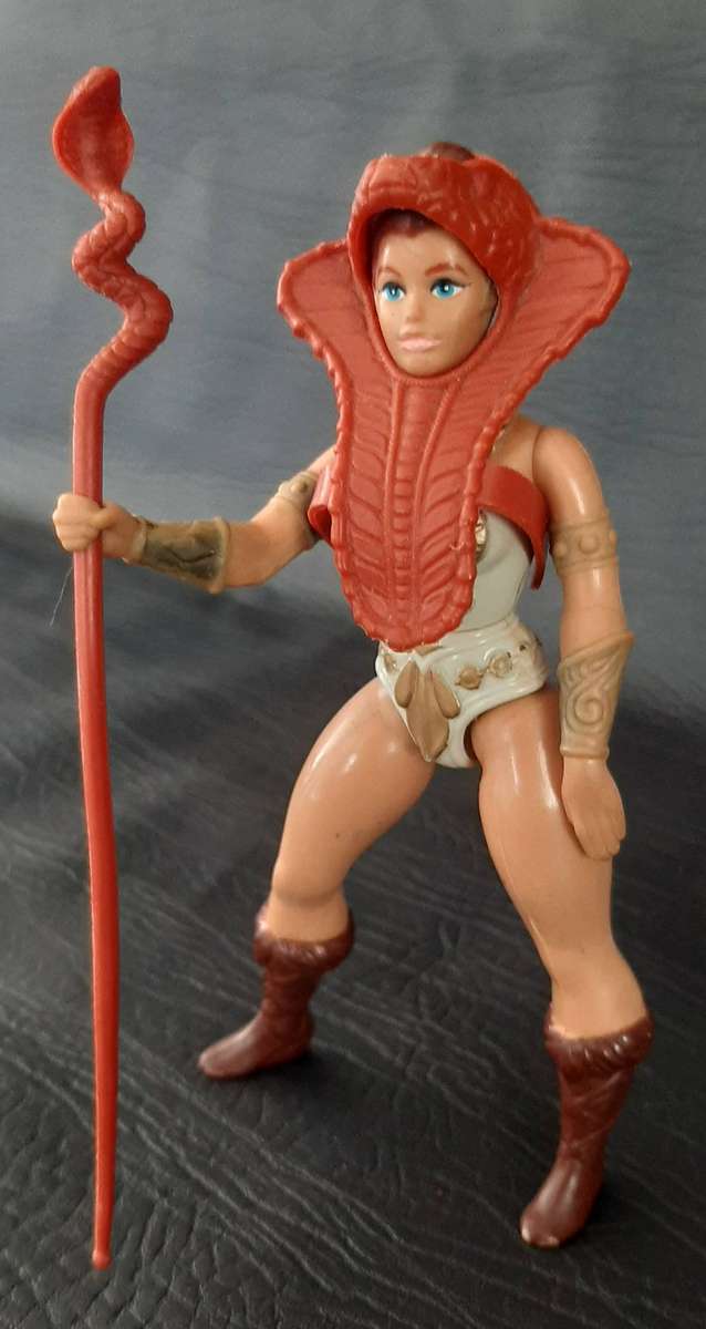 MASTERS OF THE UNIVERSE  TEELA & ZOAR SET (WAVE 2, 1983)  ULTRA-RARE VINTAGE MATTEL DUO