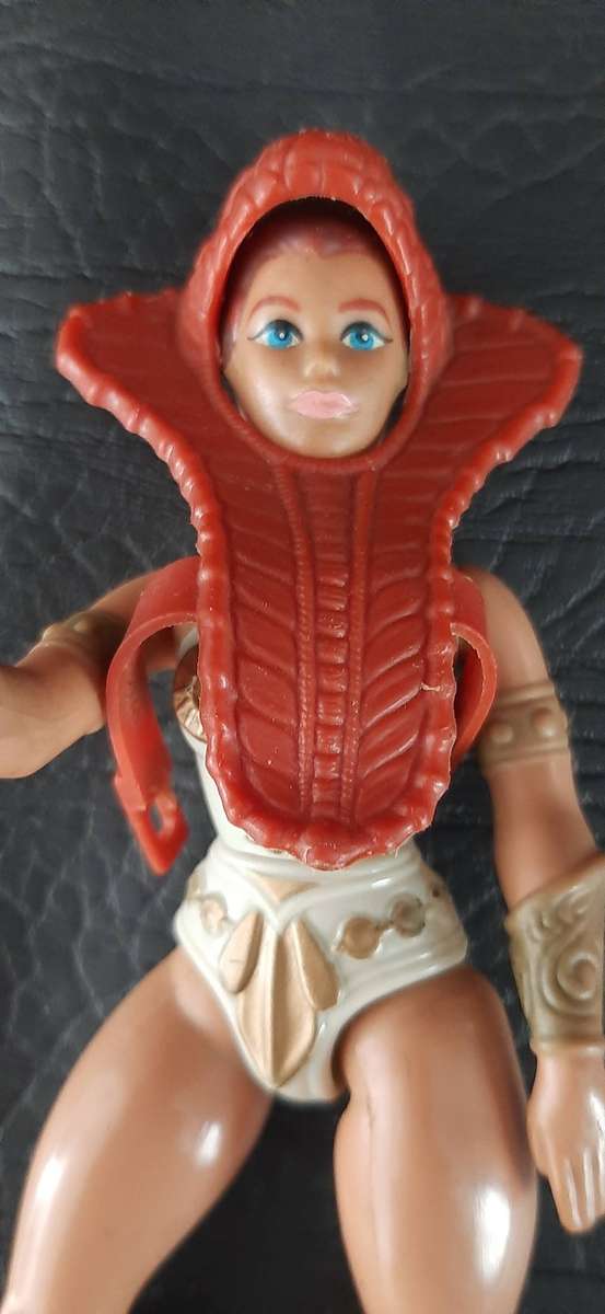 MASTERS OF THE UNIVERSE  TEELA & ZOAR SET (WAVE 2, 1983)  ULTRA-RARE VINTAGE MATTEL DUO