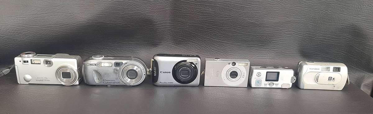 Vintage Tech Joblot: Cameras, Lenses & GPS Devices