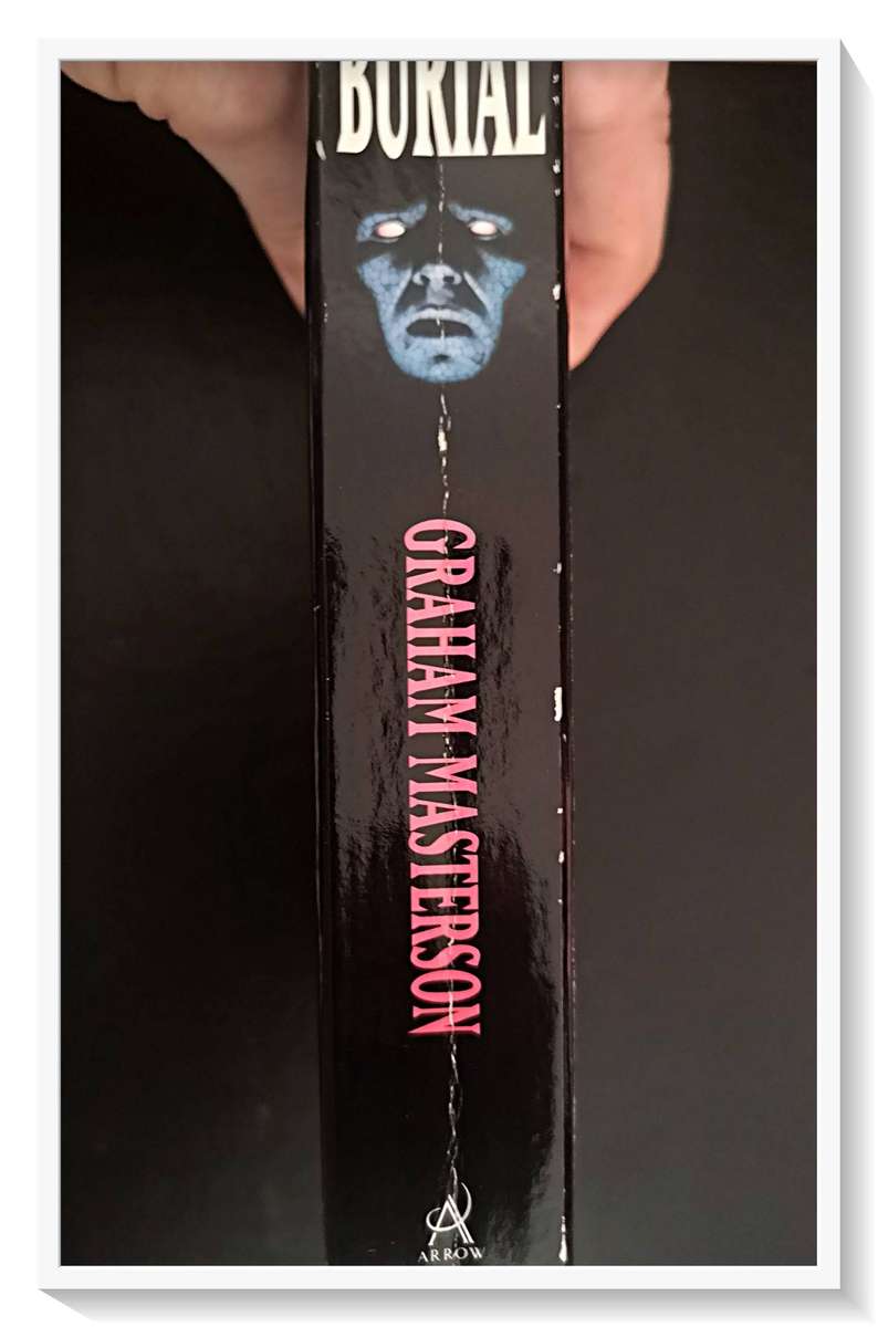 Burial by Graham Masterton - MISPRINT SPELLING ERROR - Masterson instead of Masterton - Horror Novel