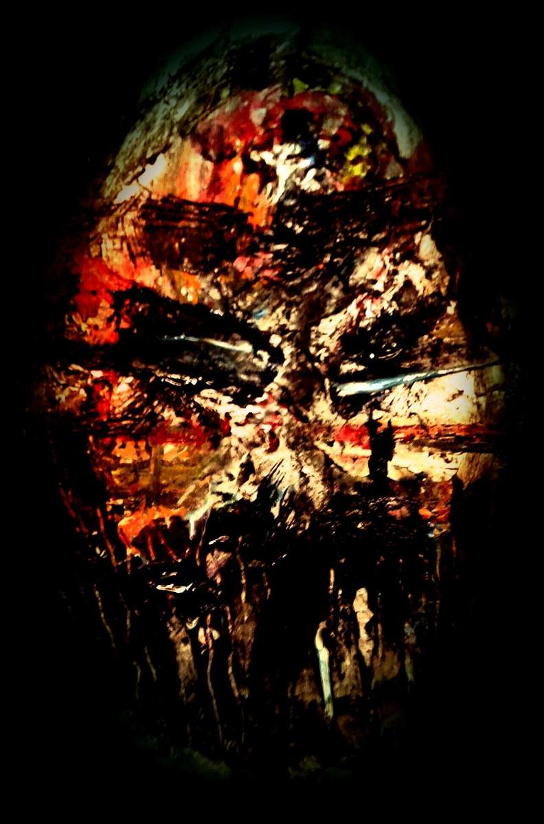 `Goya`s Shadow` Fine Art Canvas Print - SemiGloss by the infamous Surrealist Pioneer Ras Steyn [MFA]