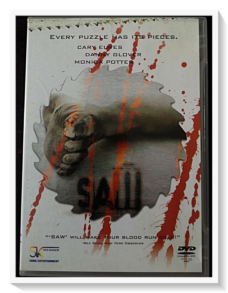 SAW I - Classic Horror - 2-16VLH - Cover and Disc in Very Good Condition