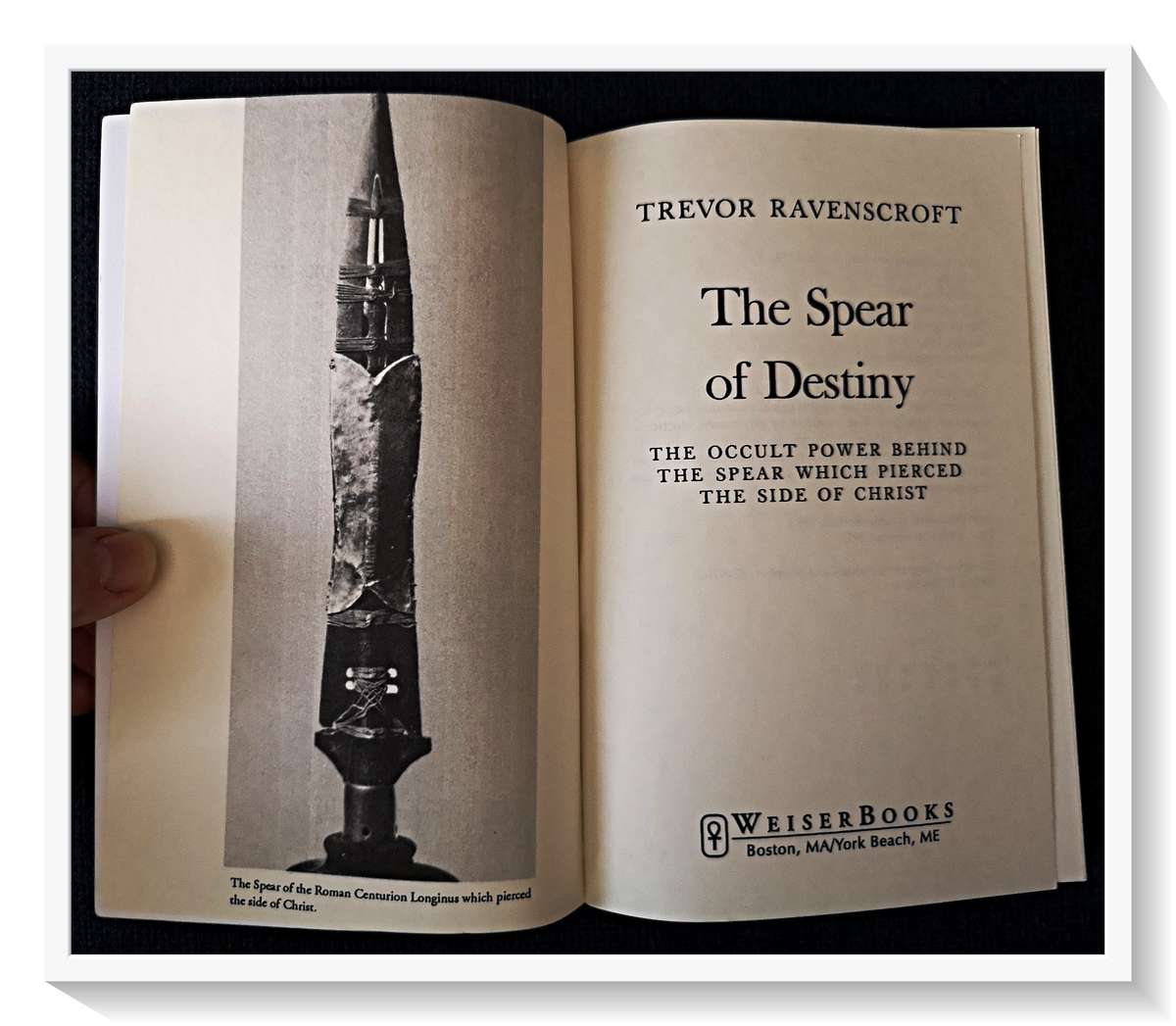 The Spear of Destiny by Ravenscroft - Occult Spiritualism - Book in Excellent Condition