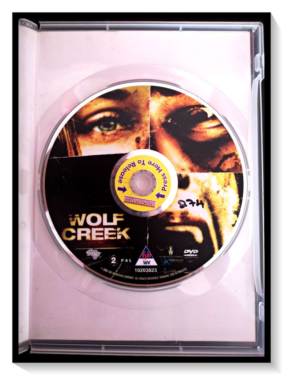 WOLF CREEK - GENRE: Horror Slasher - 2-16 VL - Disc and Cover Casing in Excellent Condition